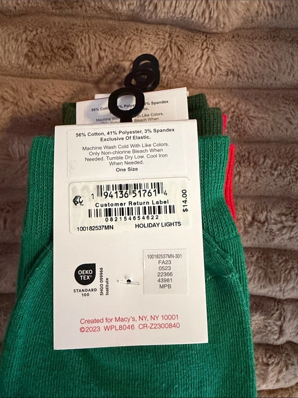Club Room Women’s Crew Socks 4 Two Pairs.